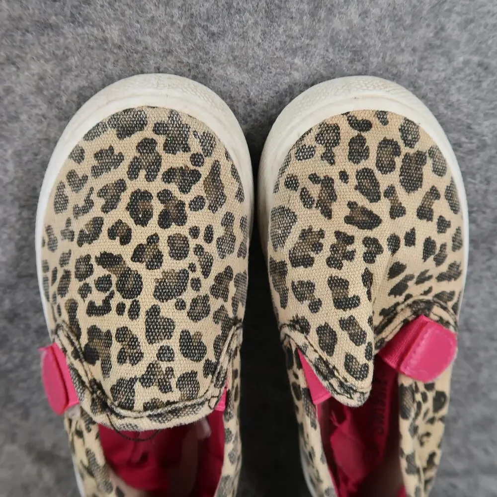 Swiggles Shoes Toddler 9 Sneakers Leopard Animal Print Casual Flat Slip On Kids